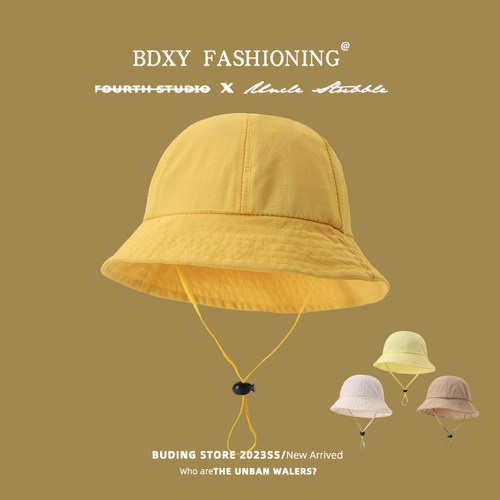 布丁新语渔夫帽大檐遮阳防晒