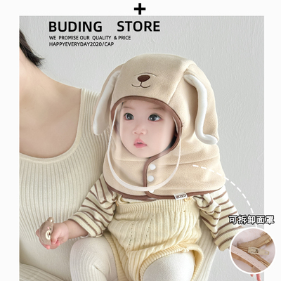 布丁新语套头帽防风护耳帽