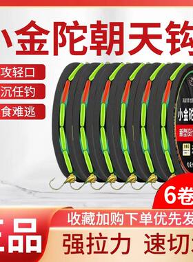 小金砣朝天钩新款七星漂线线组全套鱼漂高灵敏成品线组传统单钓