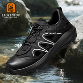 2025夏季 新款 透气网面休闲鞋 老人头男鞋 镂空减震轻便百搭运动鞋 男