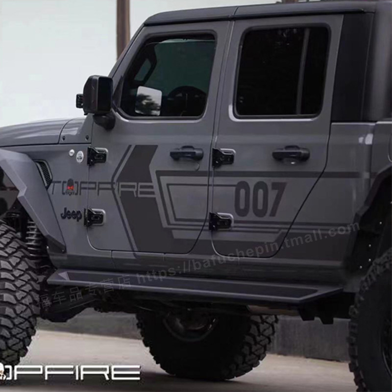 JEEP牧马人角斗士皮卡防水车贴