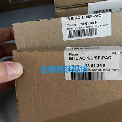 菲尼克斯Inline模块 IB IL AO 1USF-PAC 2861399 德国