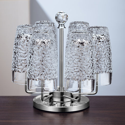 轻奢高档水晶玻璃啤酒杯套装家用