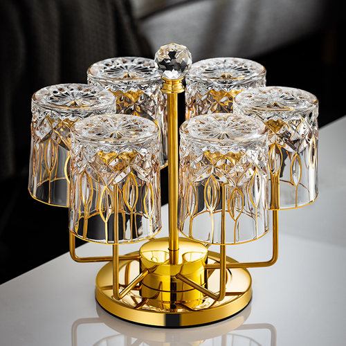 轻奢高档水晶玻璃威士忌洋酒杯