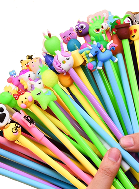 卡通中性笔批发学生奖品礼物
