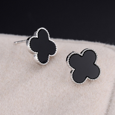 银耳钉9999纯银女正品