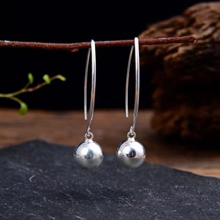 银耳环9999纯银女正品 耳饰真银气质精致耳钩 足银女士空心2026新款