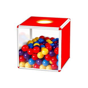 和日升大号抽奖箱抽签球亚克力透明摸奖摇奖箱小号个性可爱趣味创意抽奖盒子乒乓球婚礼年会幸运抽奖道具箱子