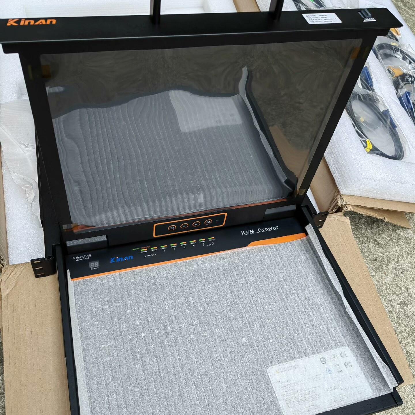 议价1708D-X1.1 KVM切换器 秦安8路接口48V直流输入切换器维修