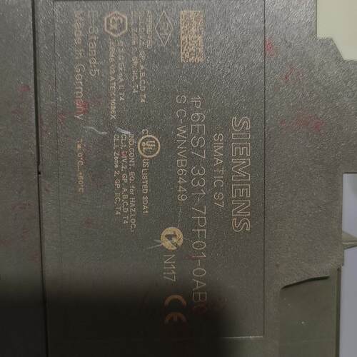 议价6ES7 331-7PF01-0AB0 PLC模拟量输入工控模块维修