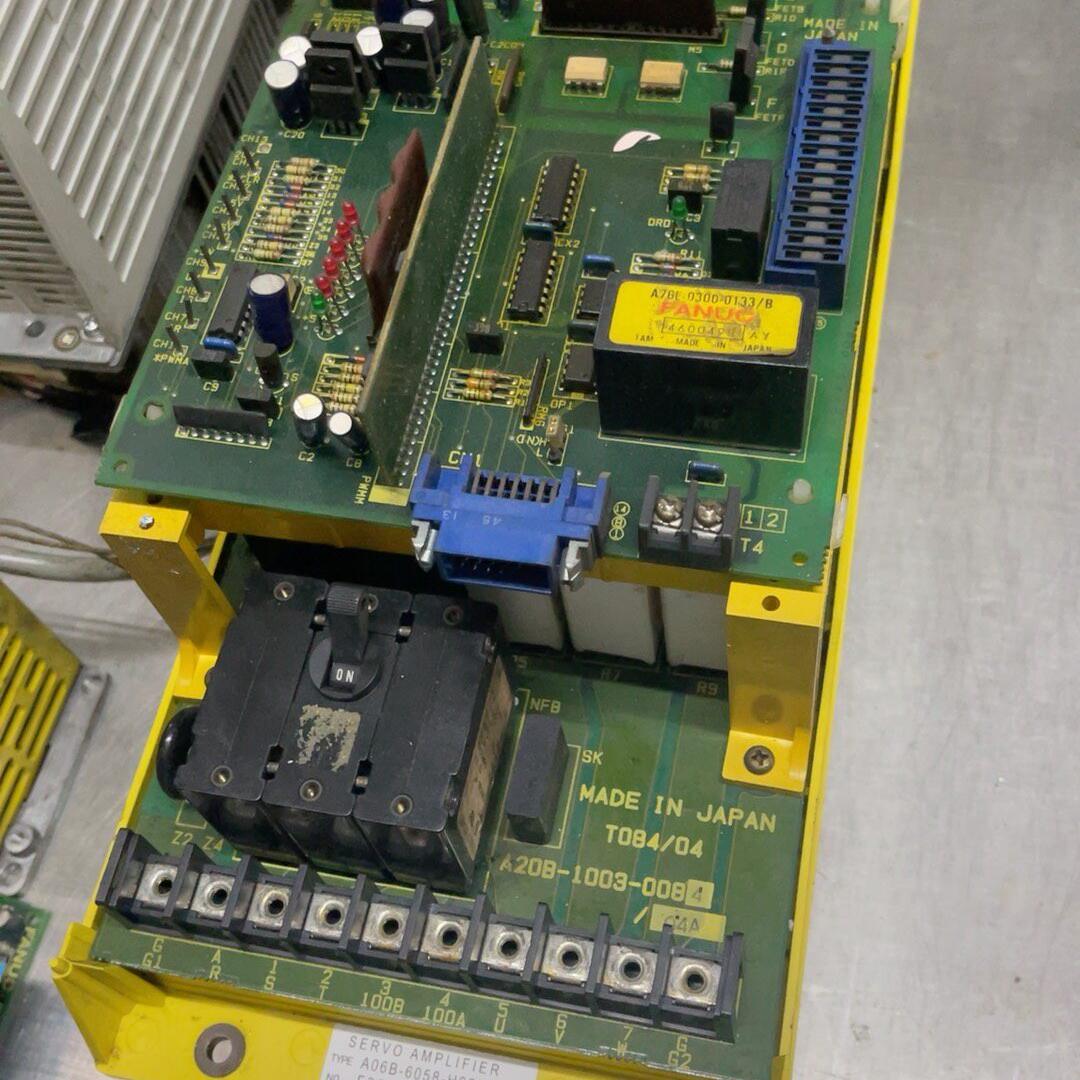 议价A06B-6058-H025发那科伺服驱动器 老款可整可拆卖包好维修