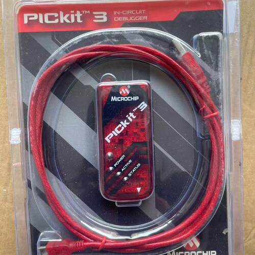 议价PG164130 Pickit3仿真器 红色编织USB接口在线调试器维修