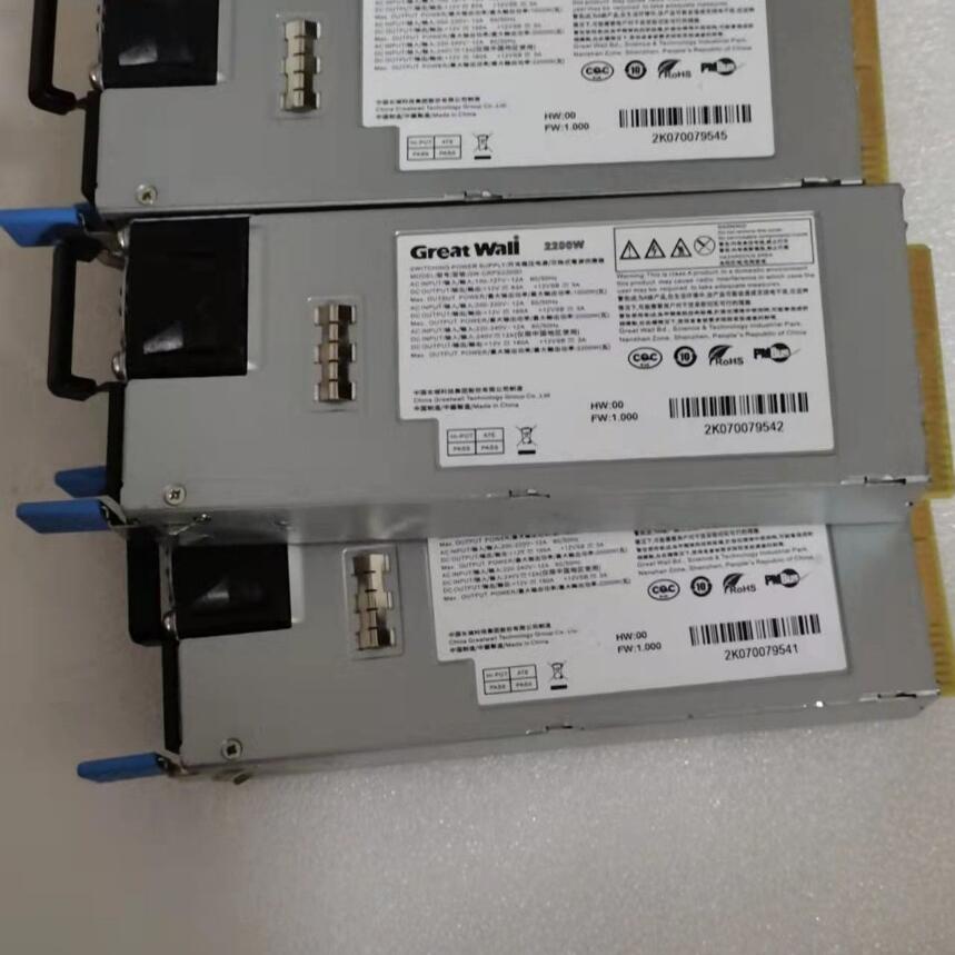 议价GW-CRPS2200D 服务器电源 2200W 长城工控工业电源维修
