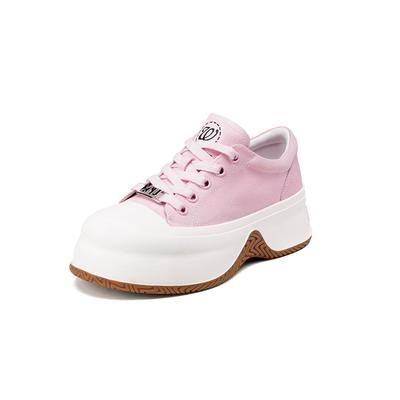 Westory2025春款厚底休闲运动鞋细闪系带板鞋女S25AM58941