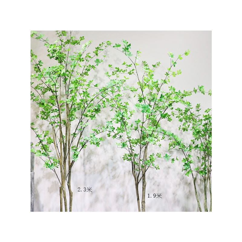 客厅禅意日式落地盆栽样板间吊钟