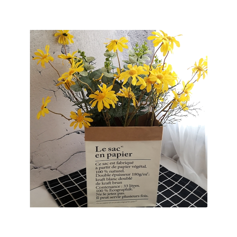 仿真花摆件假花客厅摆设洋甘菊