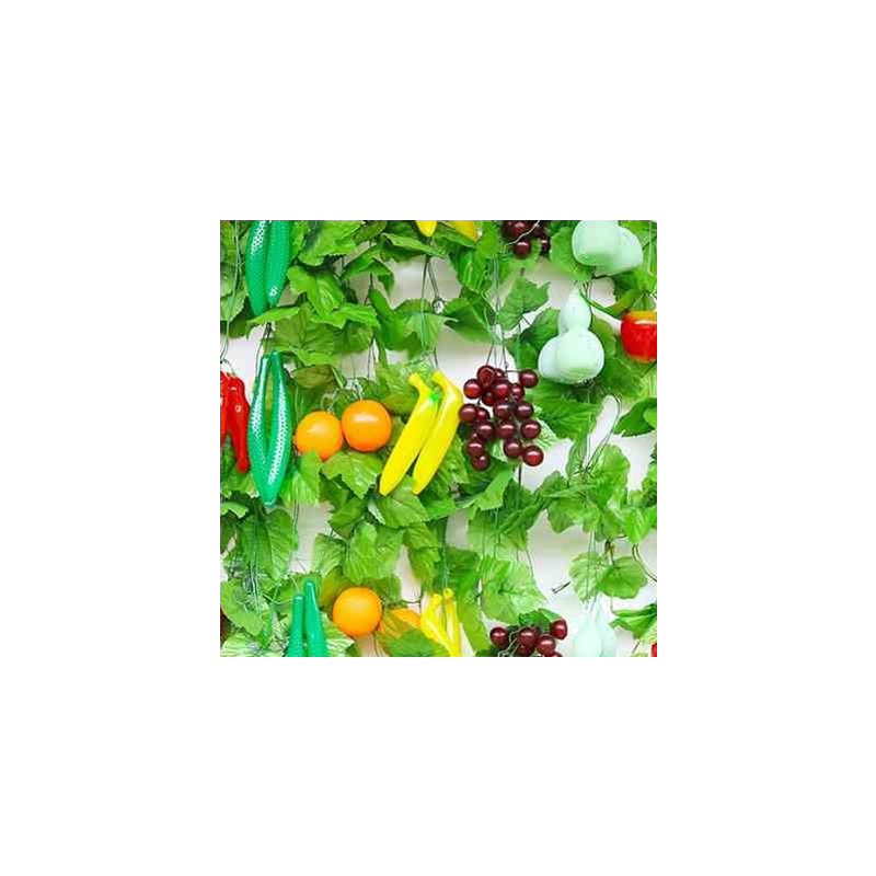 餐厅带花葫芦装修塑料遮挡叶子