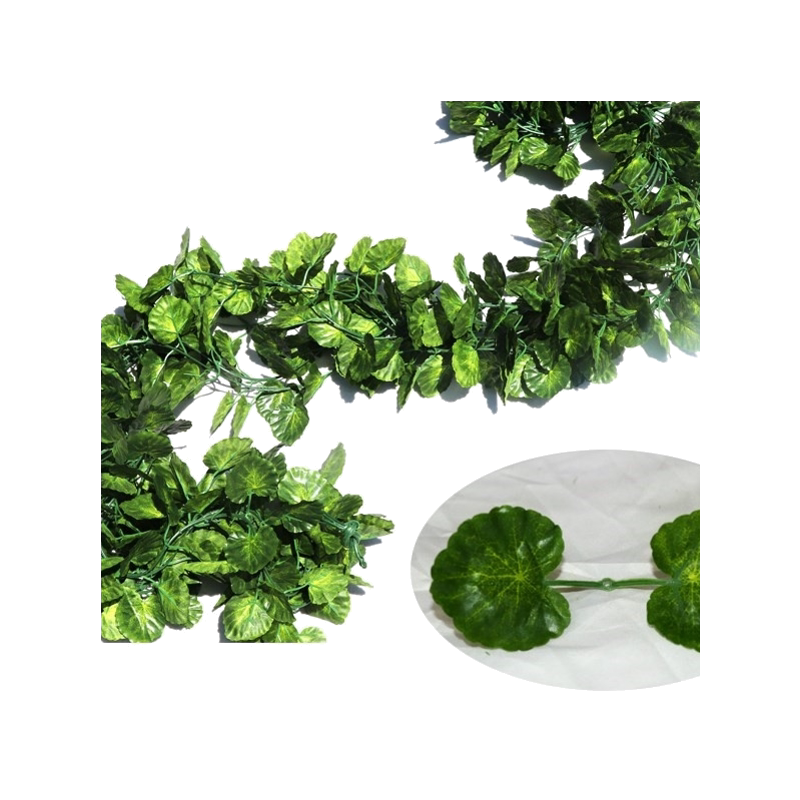 天花绿萝遮挡四月花坊爬山虎藤条