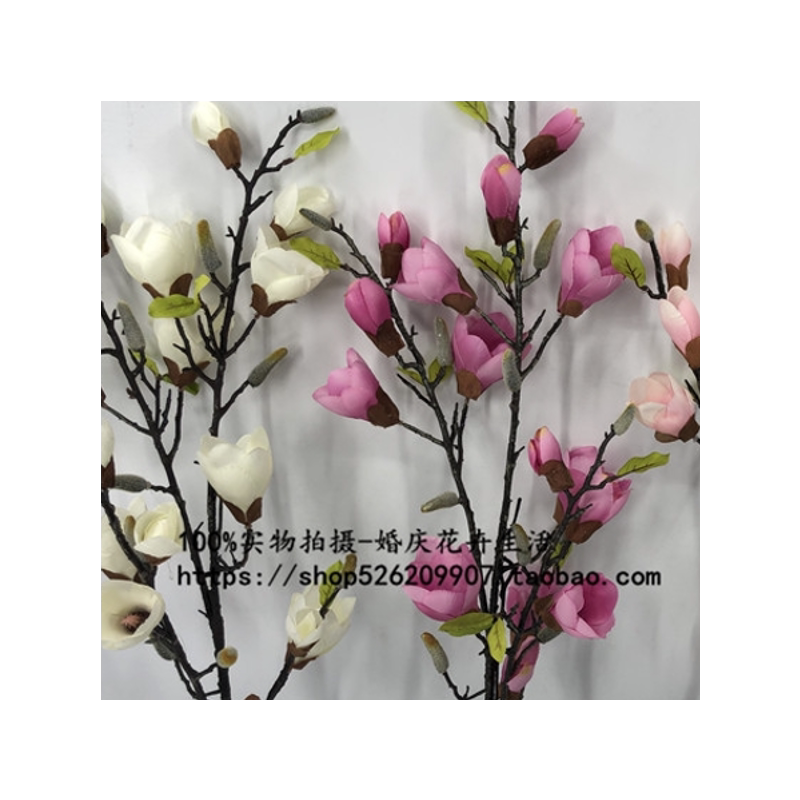 仿真装饰摆件干花假花绢花玉兰花