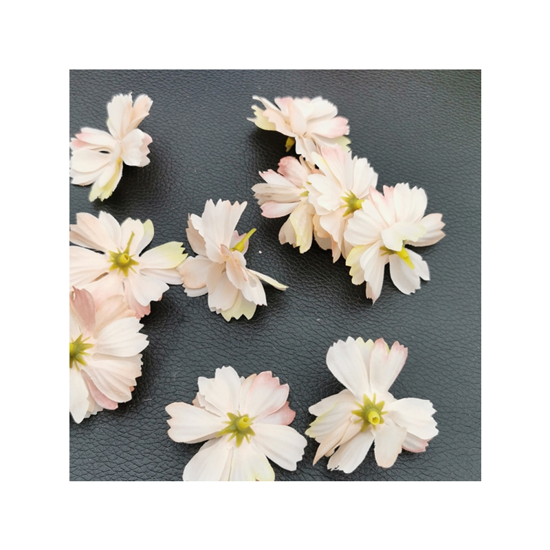 包邮喜糖盒子配件DIY星语之花油画花环假花仿真花花环材料绢花