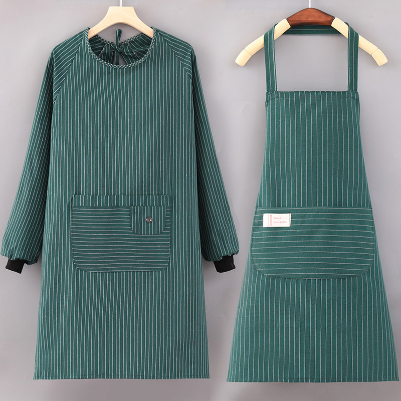 新款纯棉家用日式厨房围裙女做饭透气餐饮专用洋气罩衣男士工作服,家庭/个人清洁工具,围裙,淘宝优惠券,粉丝福利购,淘宝优惠卷