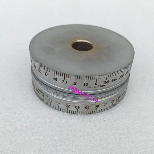促销精美360度铁刻度盘外径100内孔20厚20刻度0-360刻度环机床刻