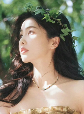 白鹿同款多巴胺珍珠项链女2025新