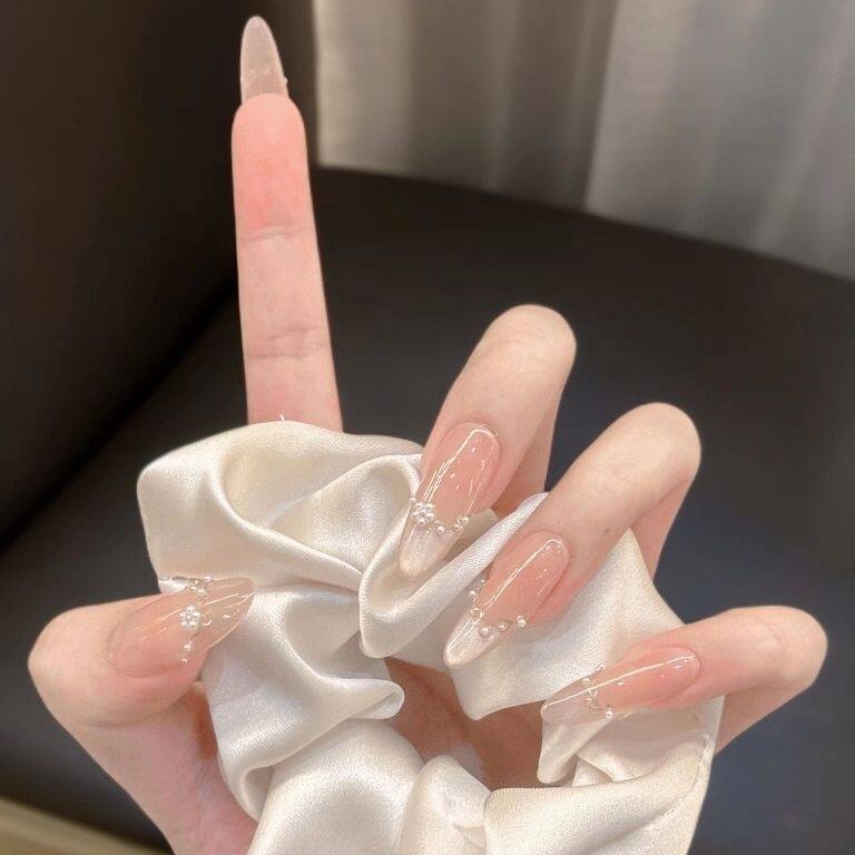 手工穿戴甲中长款手工光疗指甲美甲贴片2026新款高级感裸色穿戴甲,彩妆/香水/美妆工具,穿戴甲/甲片,淘宝优惠券,粉丝福利购,淘宝优惠卷