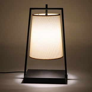 客厅氛围灯书房茶室卧室布艺装 饰台灯 美学台灯床头灯新中式 宋式