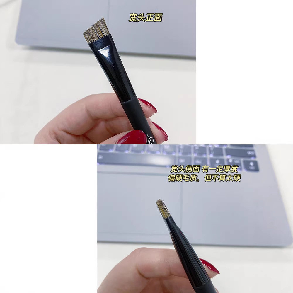 便携双头眉刷超薄斜角眼