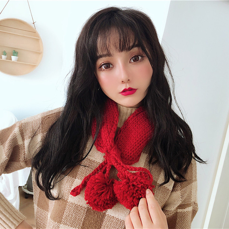 韩国ins可爱针织耳包耳朵系带毛线耳罩秋季护耳保暖复古耳套女