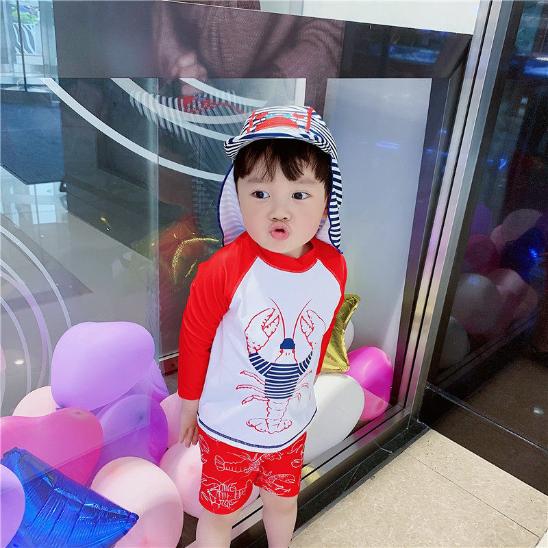 清仓ins爆款儿童泳衣 男童小朋友泳衣小童婴幼儿宝宝小男孩泳装潮