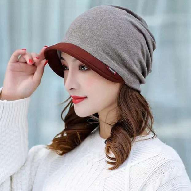 套头帽女春秋款时尚休闲显脸小包头帽围脖两用百搭帽子马尾月子帽,孕妇装/孕产妇用品/营养,产妇帽,淘宝优惠券,粉丝福利购,淘宝优惠卷