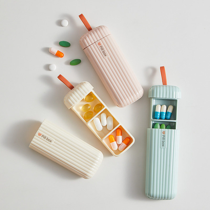 迷你抽屉药盒子便携药品