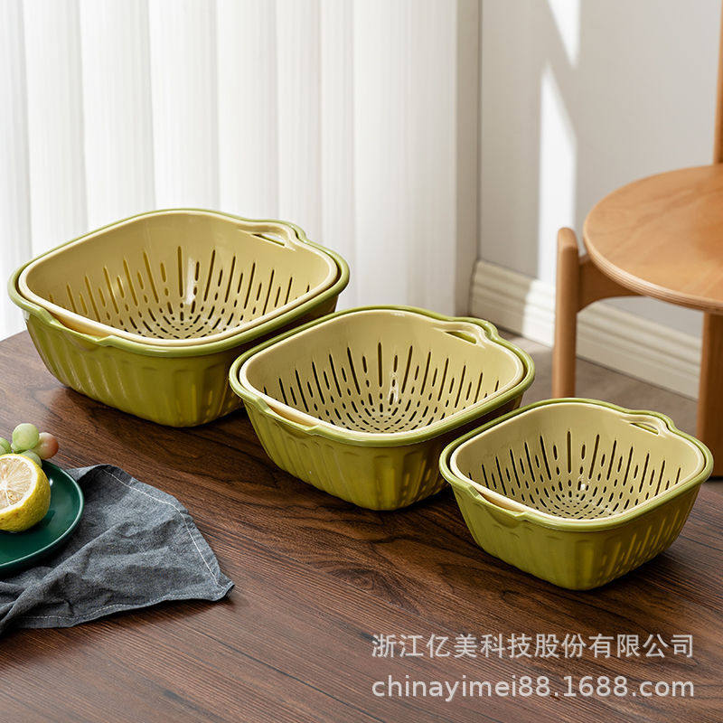 沥水篮洗菜盆厨房火锅拼盘双层洗菜篮家用塑料水果洗菜篮沥水,餐饮具,洗菜盆/沥水篮/漏水筛,淘宝优惠券,粉丝福利购,淘宝优惠卷