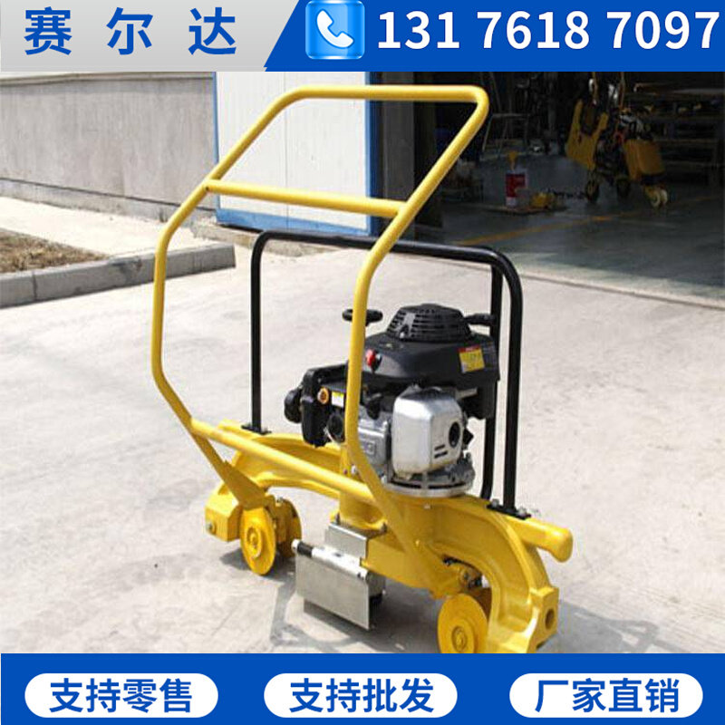 道岔尖轨端面打磨机 小型电动抛光机 内燃钢轨打磨机销售