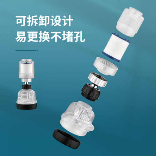 沃垦水龙头防溅头嘴延伸器过滤加长节水器厨房自来水通用净水591