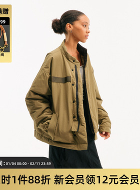 TIRES「澄砺」日系复古M51棉服夹克 工装宽松厚保暖外套秋冬男女