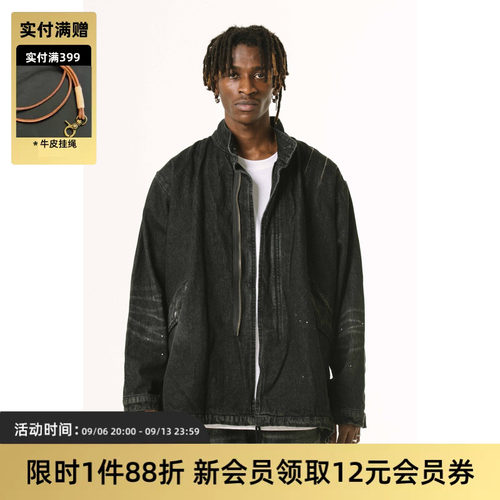 20aw51日牛仔洗水夹克外套