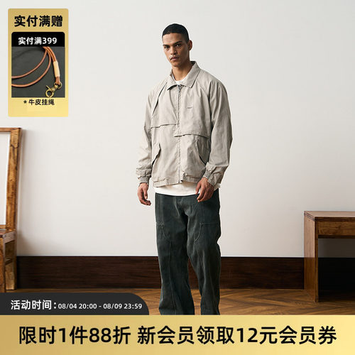 TIRES底特律夹克水洗工装复古