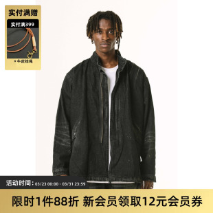 20AW 中长款 VtwaY 洗水工装 复古M65男 D51日产牛仔夹克外套 TIRES