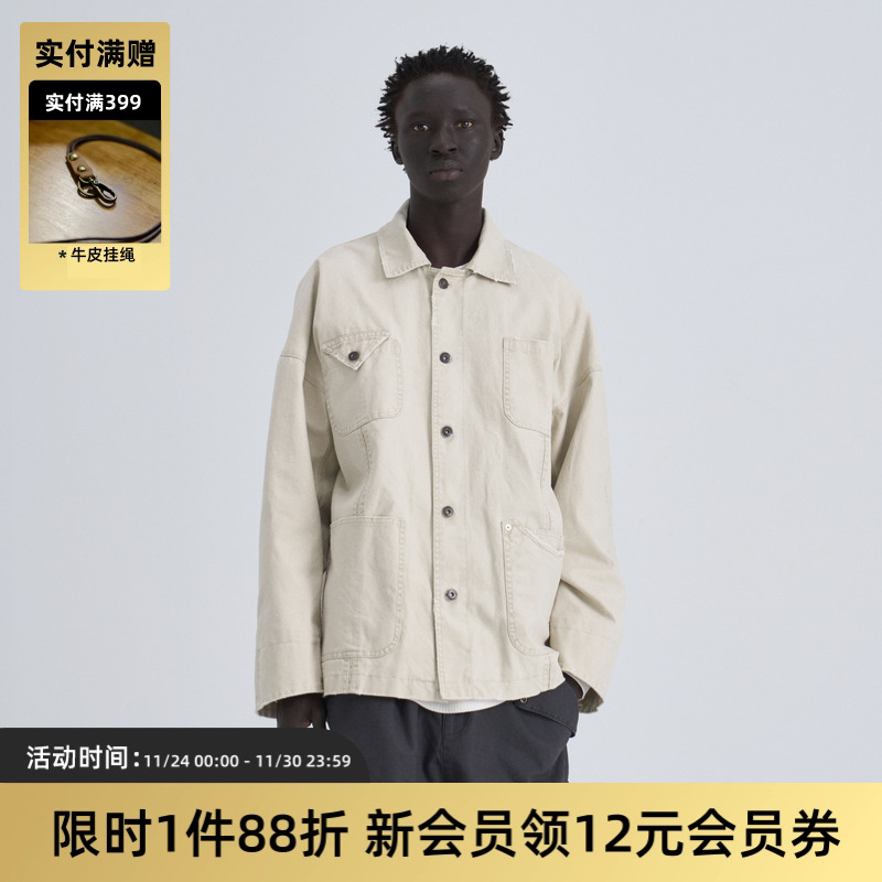 TIRES密歇根洗水工装四袋夹克