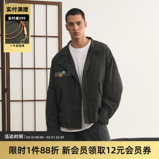 廓形立领外套M65 棉服夹克工装 TIRES VAN日系复古M51短款