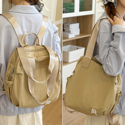 三用包简约轻便防水双肩包托特包