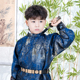 2025汉服男童圆领袍新款 李白书生公子唐代国风春秋 男女孩侠客古装