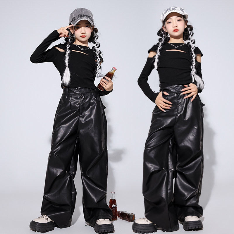 女童爵士舞酷帅街舞走秀演出服秋