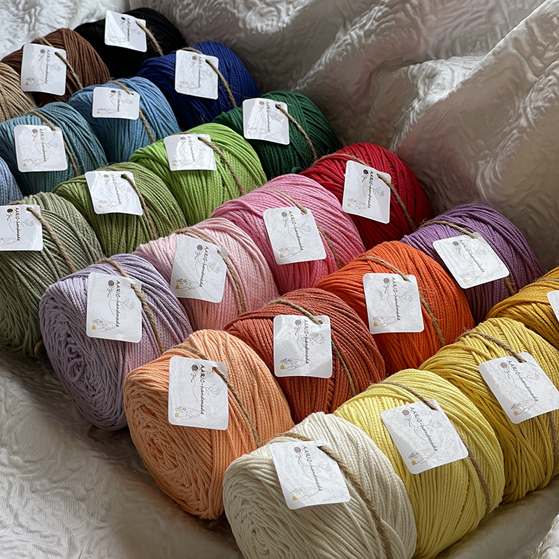 1.5mm圆股棉线AARIC手作100%棉