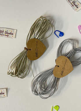 AARIC手作-ins风简约金属百搭DIY编织PU绳配件