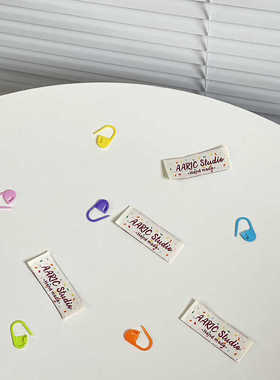 AARIC手作--logo布标手工编织DIY小配件