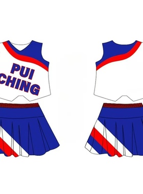 儿童拉拉队比赛服啦啦操服装中小学生运动会健美操黑色竞技表演服